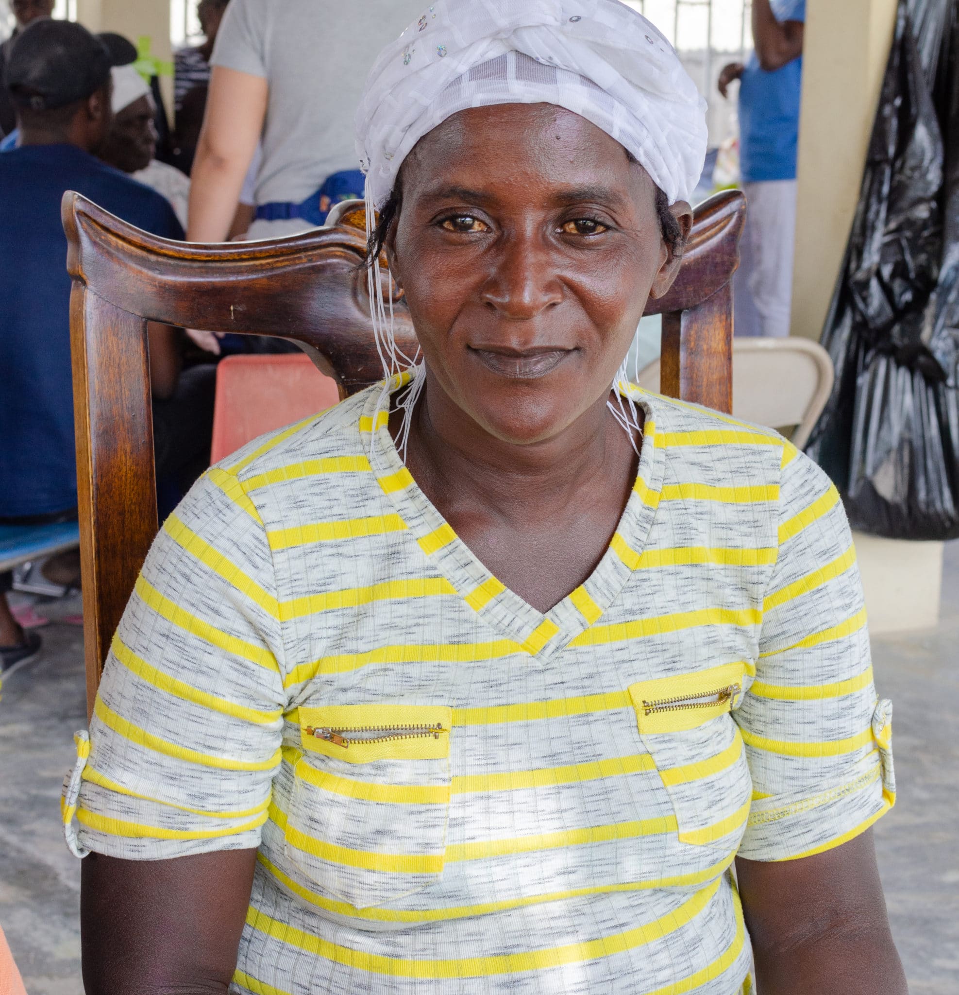 Woman With Scarf Haiti